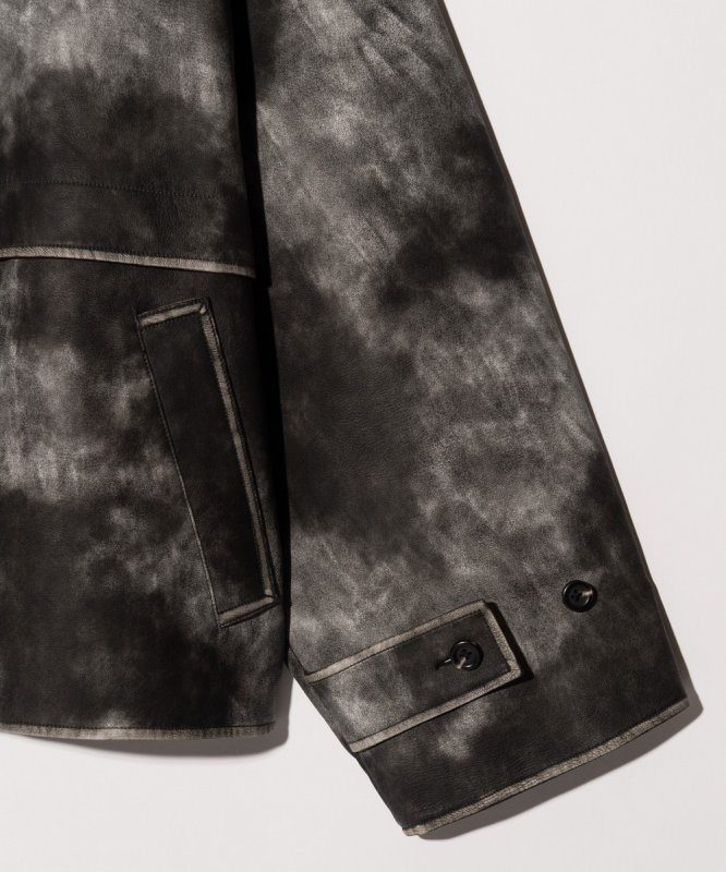 画像9: 【glamb 2026 Spring先行予約】glamb グラム / Oversize Synth Leather Blouson (2色展開) (9)