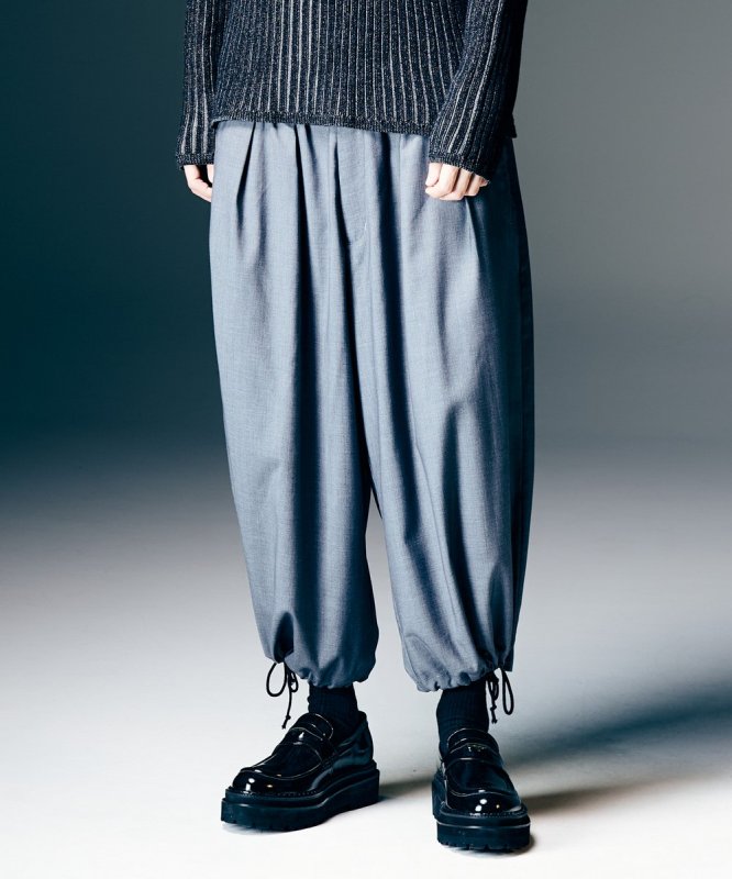 画像10: 【glamb 2026 Spring先行予約】glamb グラム / Easy Wide Cropped Pants (2色展開) (10)