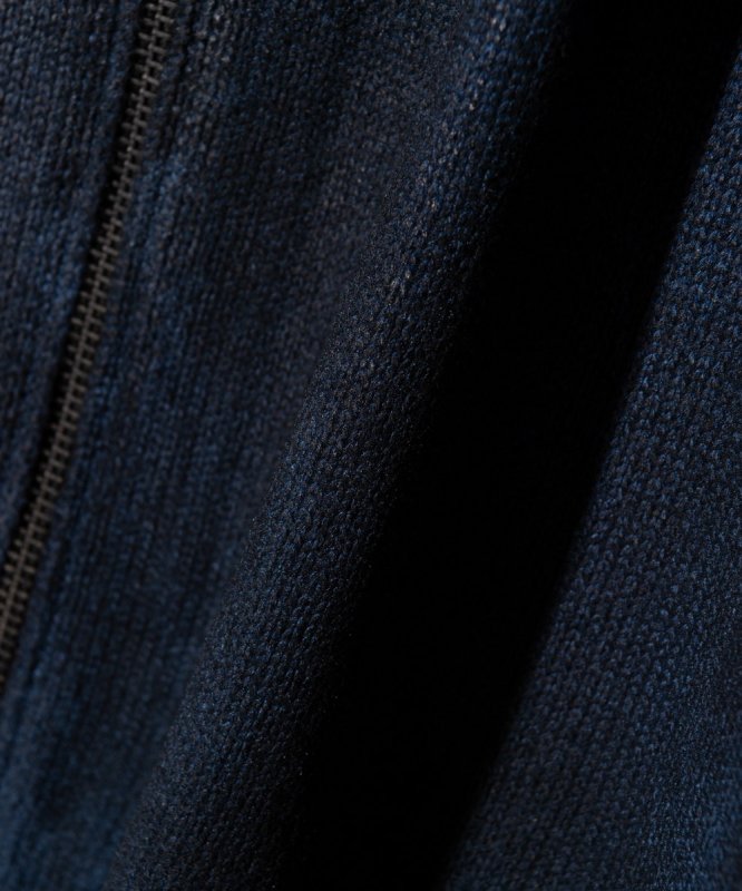 画像7: 【glamb 2026 Spring先行予約】glamb グラム / Paraffin Coated Knit Blouson (2色展開) (7)