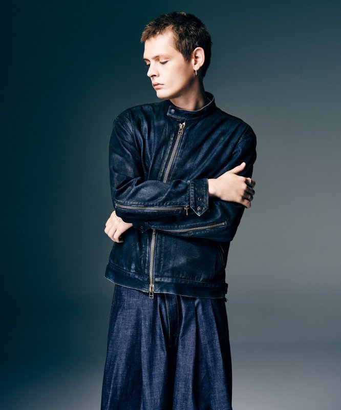 画像16: 【glamb 2026 Spring先行予約】glamb グラム / Denim Riders Jacket (2色展開) (16)