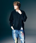 画像12: 【glamb 2026 Spring先行予約】glamb グラム / Asymmetry Cable Knit (2色展開) (12)