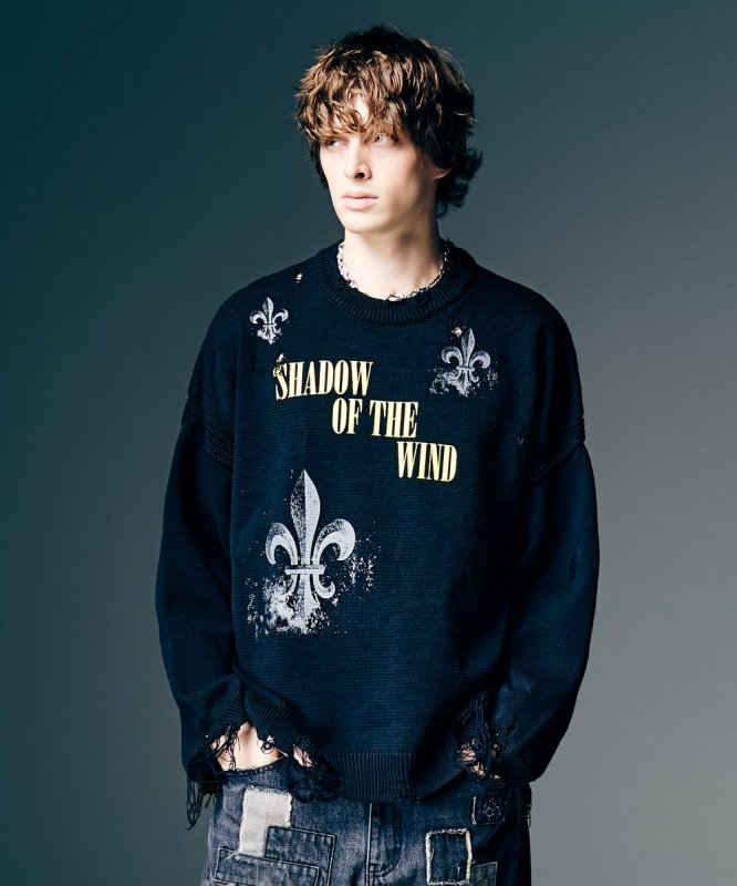 画像9: 【glamb 2026 Spring先行予約】glamb グラム / Sacred Damage Knit (2色展開) (9)