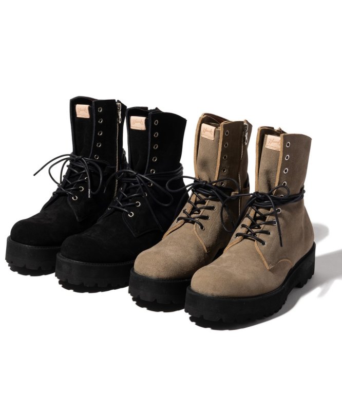 画像18: 【glamb 2026 Spring先行予約】glamb グラム / Bohemian Drape Boots (2色展開) (18)