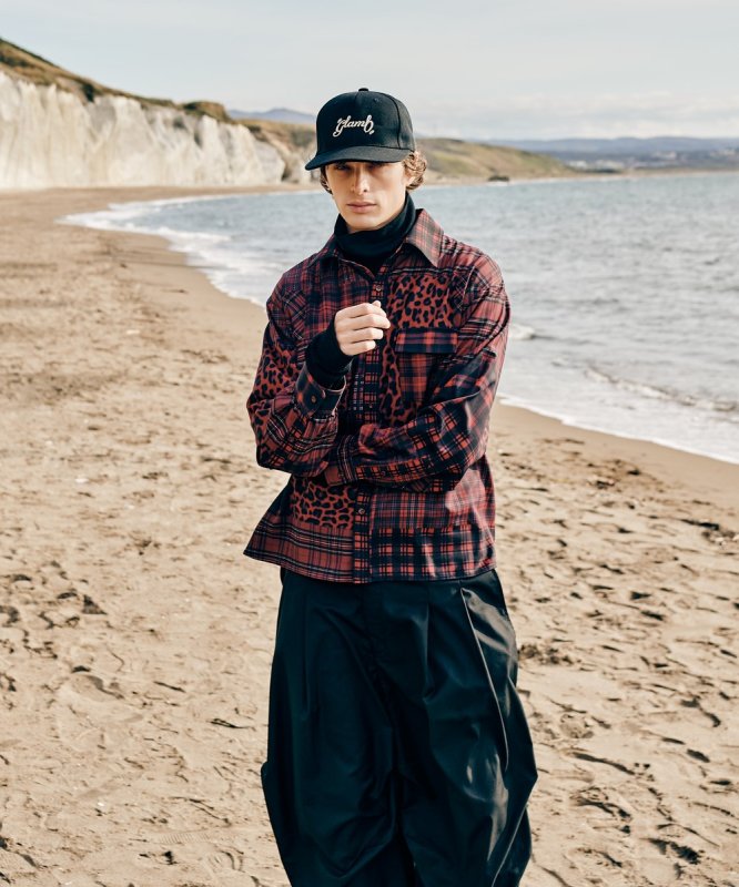 画像19: 【glamb 2026 Spring先行予約】glamb グラム / Patchwork Print Shirt (2色展開) (19)