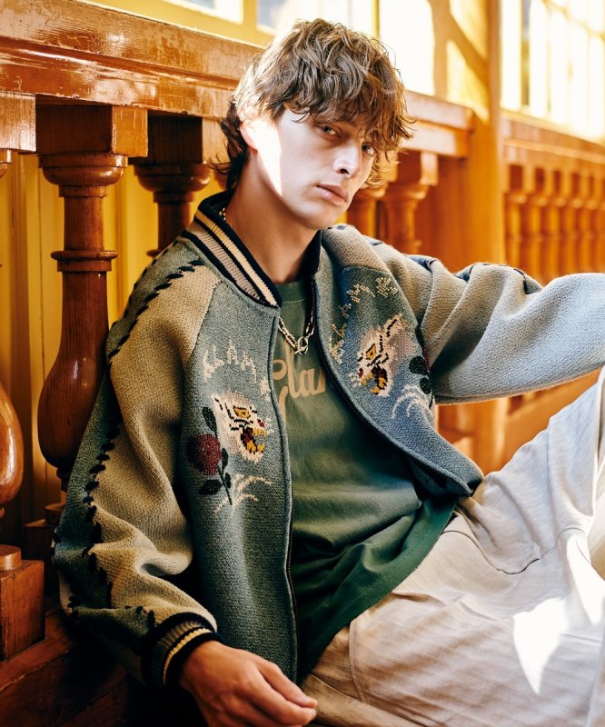 画像27: 【glamb 2026 Spring先行予約】glamb グラム / White Tiger Knit Ska Jumper (3色展開) (27)