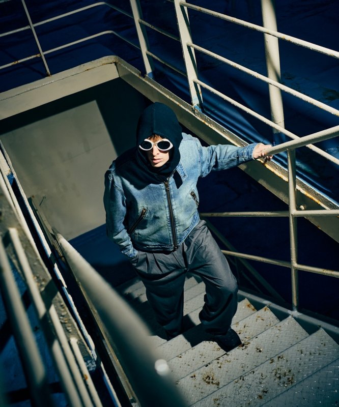 画像20: 【glamb 2026 Spring先行予約】glamb グラム / Knit Hoodie Snood (2色展開) (20)