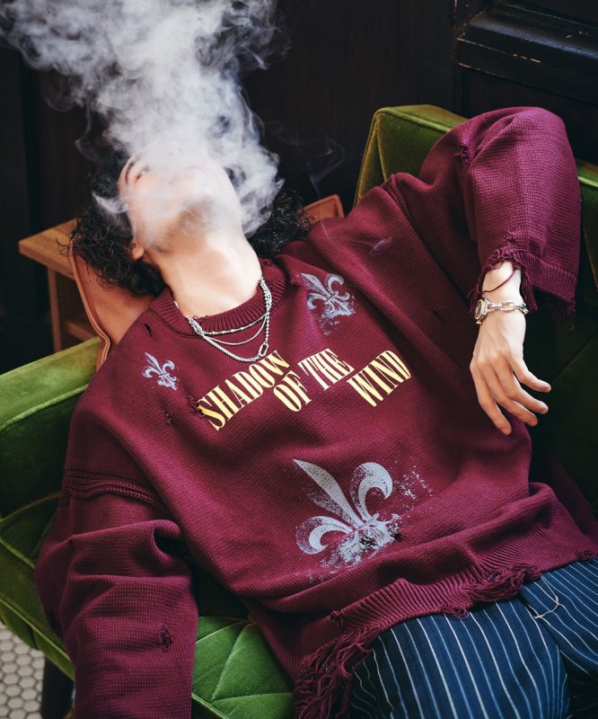 画像17: 【glamb 2026 Spring先行予約】glamb グラム / Sacred Damage Knit (2色展開) (17)