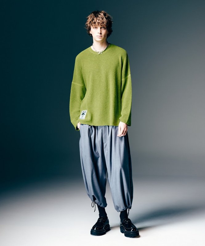 画像28: 【glamb 2026 Spring先行予約】glamb グラム / Easy Wide Cropped Pants (2色展開) (28)