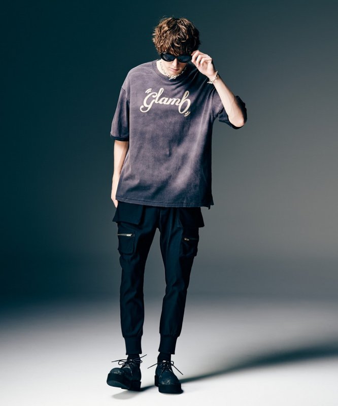 画像7: 【glamb 2026 Spring先行予約】glamb グラム / Spin Logo Fade T-Shirt (3色展開) (7)