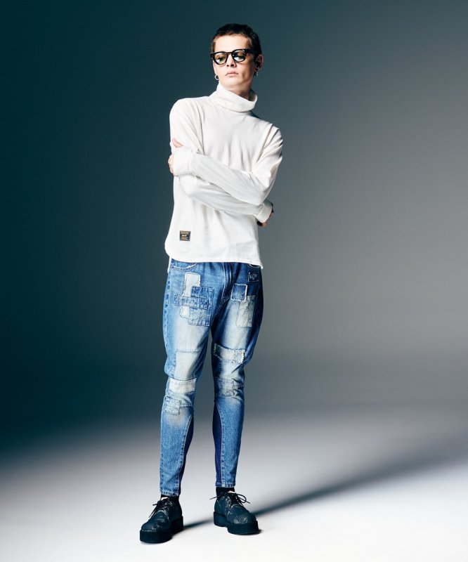 画像28: 【glamb 2026 Spring先行予約】glamb グラム / Unplugged Poly Denim (3色展開) (28)