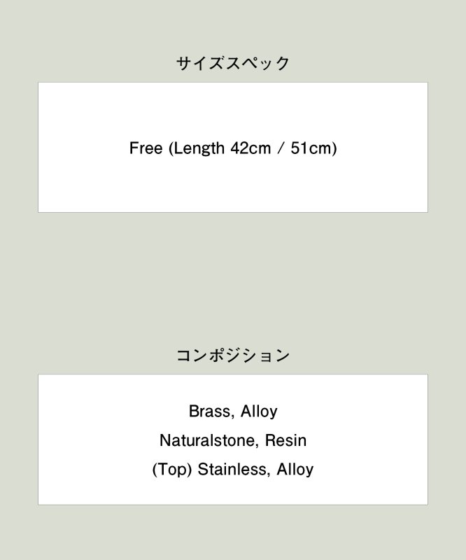 画像8: 【glamb 2026 Spring先行予約】glamb グラム / Multi Material Necklace (1色展開) (8)