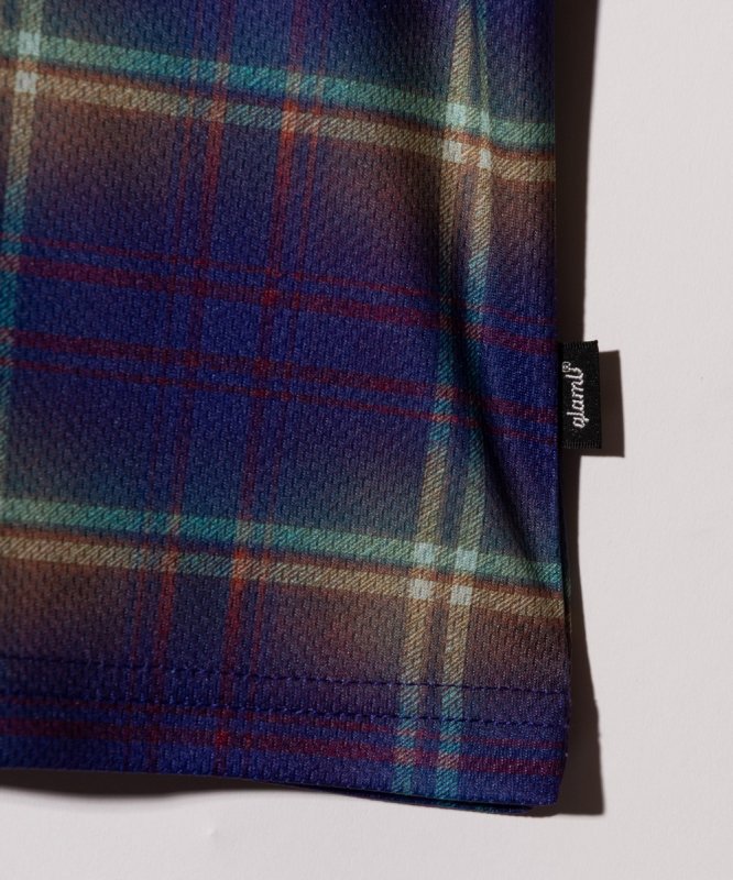 画像6: 【glamb 2026 Spring先行予約】glamb グラム / Tech Mesh Check Cutsew (2色展開) (6)