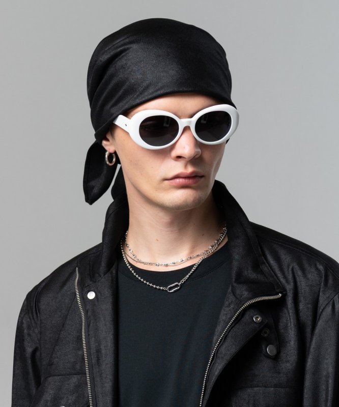 画像9: 【glamb 2026 Spring先行予約】glamb グラム / Oversized Glossy Scarf (2色展開) (9)