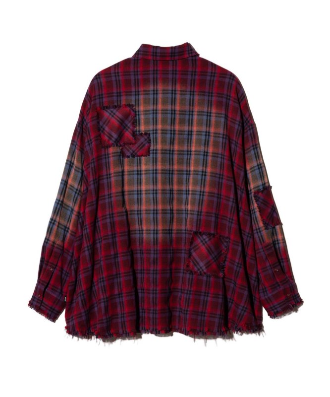 画像3: 【glamb 2026 Spring先行予約】glamb グラム / 4XL Flannel Shirt (2色展開) (3)