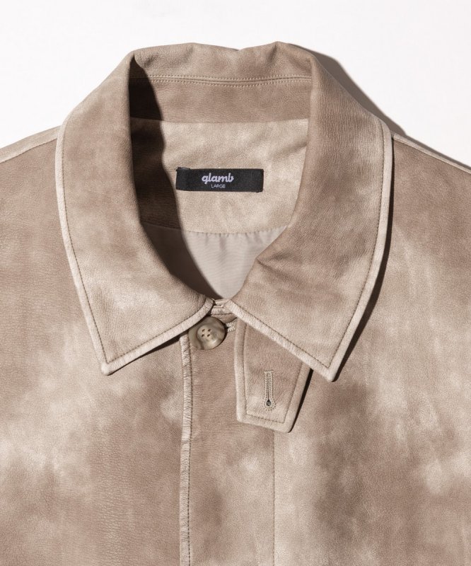 画像6: 【glamb 2026 Spring先行予約】glamb グラム / Oversize Synth Leather Blouson (2色展開) (6)
