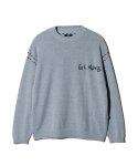 画像2: 【glamb 2026 Spring先行予約】glamb グラム / Hand Beaded Logo Knit (3色展開) (2)