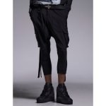 画像3: 【2026SS先行予約】kiryuyrik キリュウキリュウ / Coating High Tension Jersey 3/4 Saruel Pants (1色展開) (3)