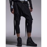 画像2: 【2026SS先行予約】kiryuyrik キリュウキリュウ / Coating High Tension Jersey 3/4 Saruel Pants (1色展開) (2)