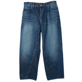 JieDa ジエダ / USED TWIST DENIM PANTS (indigo)の通販－INCENSE(イン