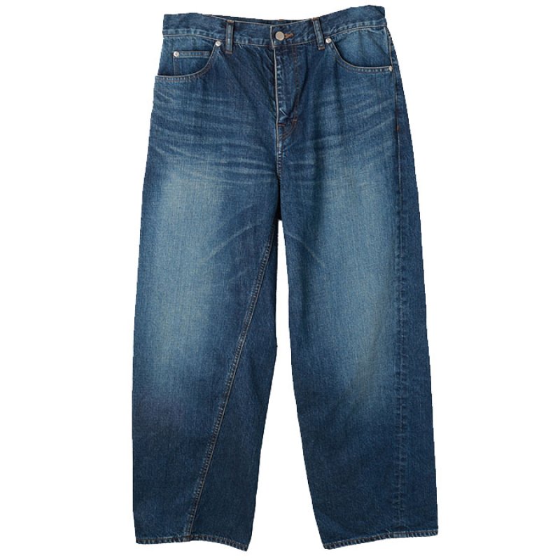 JieDa ジエダ / USED TWIST DENIM PANTS (indigo)の通販－INCENSE(イン