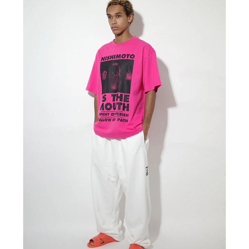 NISHIMOTO IS THE MOUTH ニシモトイズザマウス / SS TEE (sh pink)の