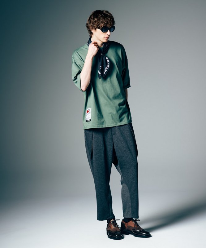 画像14: 【glamb 2026 Summer先行予約】glamb グラム / Waist Tuck Cropped Pants (2色展開) (14)
