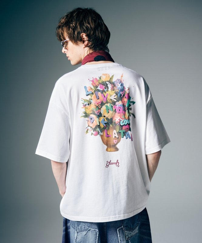 画像7: 【glamb 2026 Summer先行予約】glamb グラム / Flower Graffiti T-Shirt (2色展開) (7)