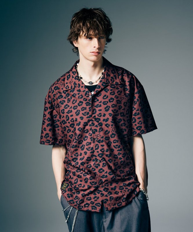 画像8: 【glamb 2026 Summer先行予約】glamb グラム / Leopard Open Collar Shirt (3色展開) (8)