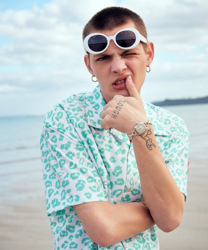 画像18: 【glamb 2026 Summer先行予約】glamb グラム / Leopard Open Collar Shirt (3色展開) (18)