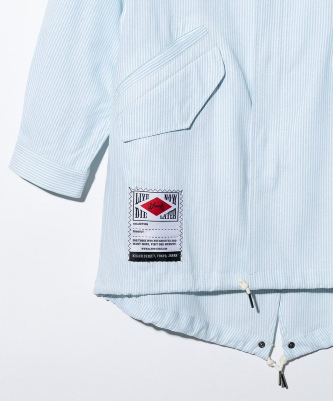 画像8: 【glamb 2026 Summer先行予約】glamb グラム / High Neck Shirt Mods Coat (3色展開) (8)