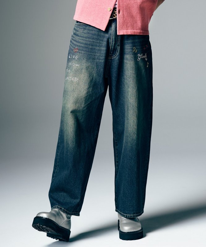 画像8: 【glamb 2026 Summer先行予約】glamb グラム / Studs Wide Denim (2色展開) (8)