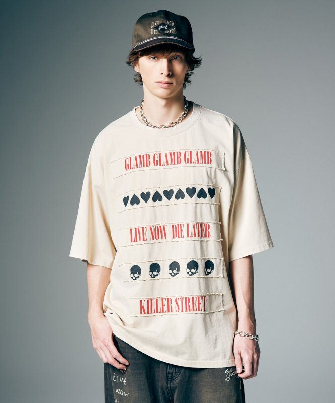 画像5: 【glamb 2026 Summer先行予約】glamb グラム / Skull Heart T-Shirt (2色展開) (5)