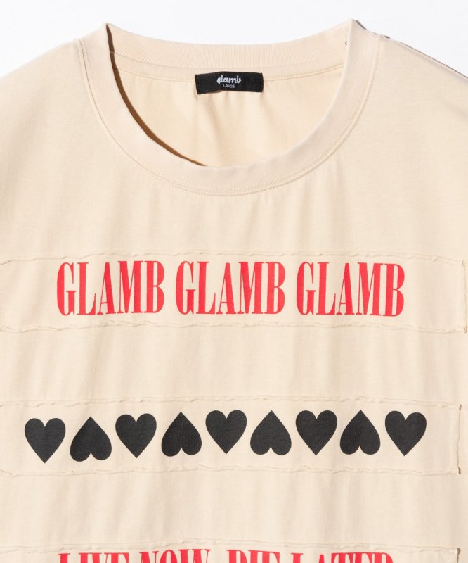 画像3: 【glamb 2026 Summer先行予約】glamb グラム / Skull Heart T-Shirt (2色展開) (3)