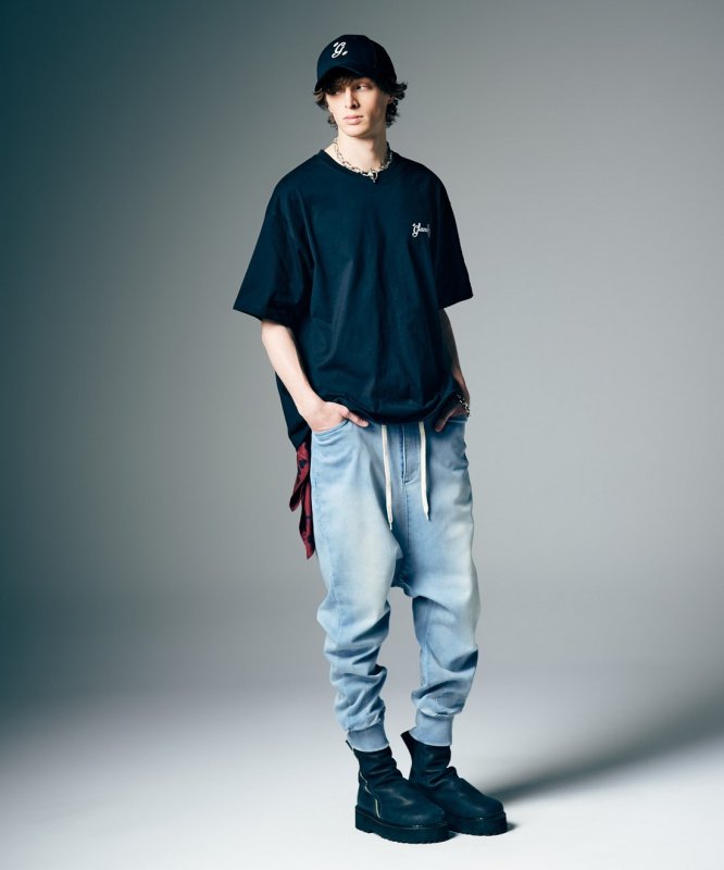 画像16: 【glamb 2026 Summer先行予約】glamb グラム / Knit Denim Pants (2色展開) (16)