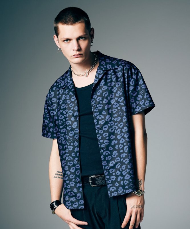 画像7: 【glamb 2026 Summer先行予約】glamb グラム / Leopard Open Collar Shirt (3色展開) (7)