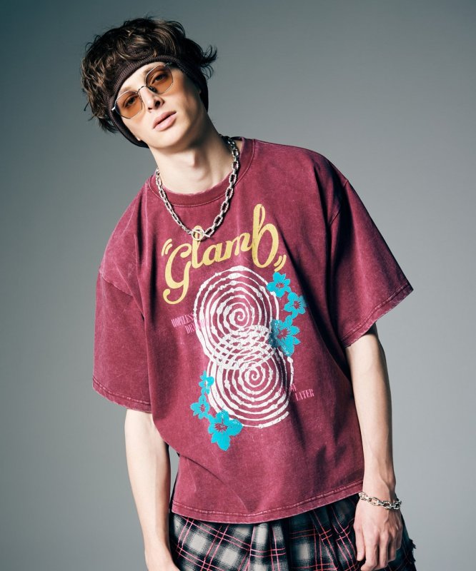 画像10: 【glamb 2026 Summer先行予約】glamb グラム / Spiral Flower T-Shirt (2色展開) (10)