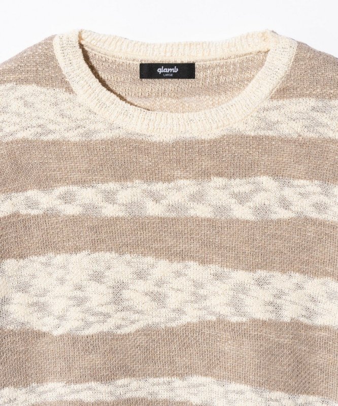 画像4: 【glamb 2026 Summer先行予約】glamb グラム / Random Border Summer Knit (2色展開) (4)
