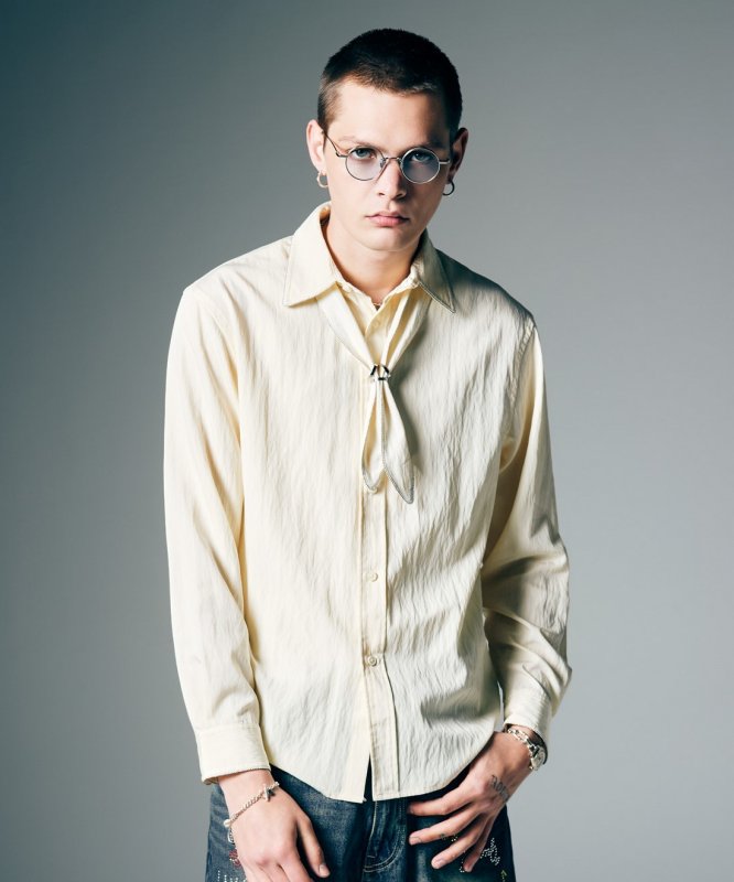 画像14: 【glamb 2026 Summer先行予約】glamb グラム / Studs Line Shirt (3色展開) (14)