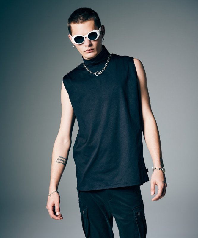 画像8: 【glamb 2026 Summer先行予約】glamb グラム / Tech High Neck Tank Top (3色展開) (8)