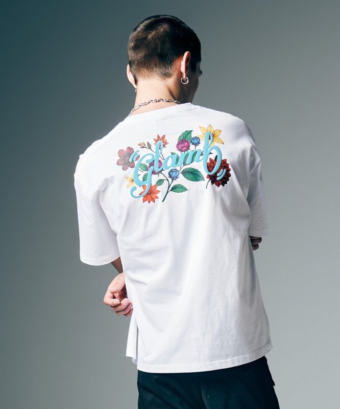画像6: 【glamb 2026 Summer先行予約】glamb グラム / Floral Spin Logo T-Shirt (2色展開) (6)