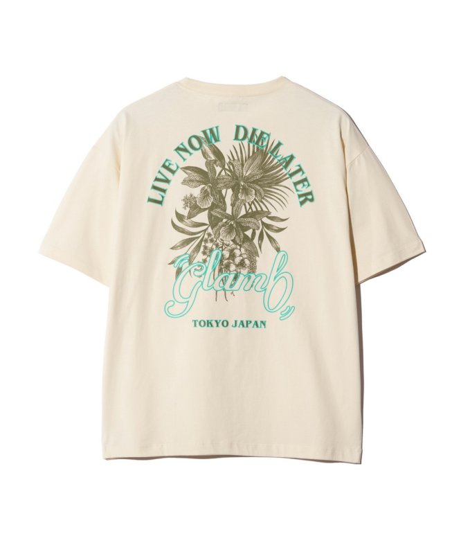 画像2: 【glamb 2026 Summer先行予約】glamb グラム / Spin Logo Surf T-Shirt (2色展開) (2)