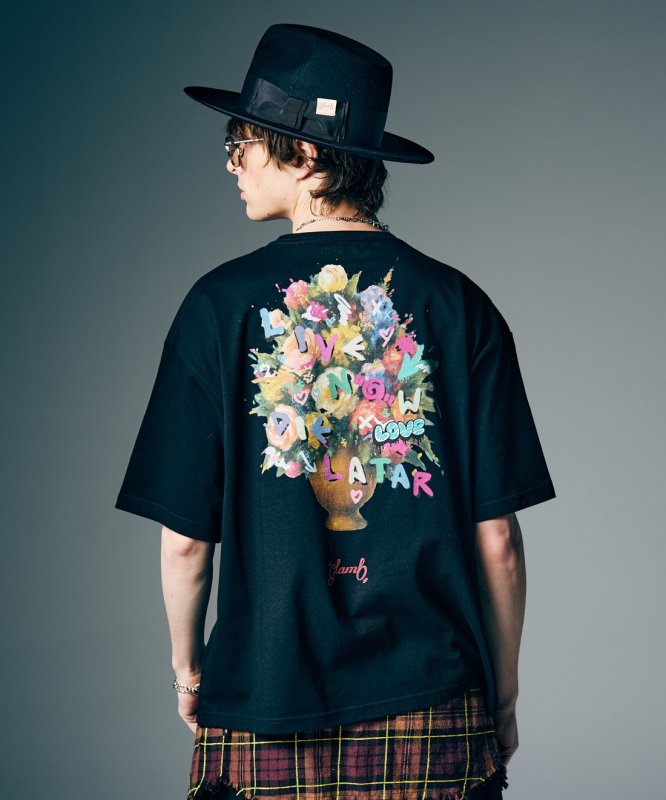 画像9: 【glamb 2026 Summer先行予約】glamb グラム / Flower Graffiti T-Shirt (2色展開) (9)