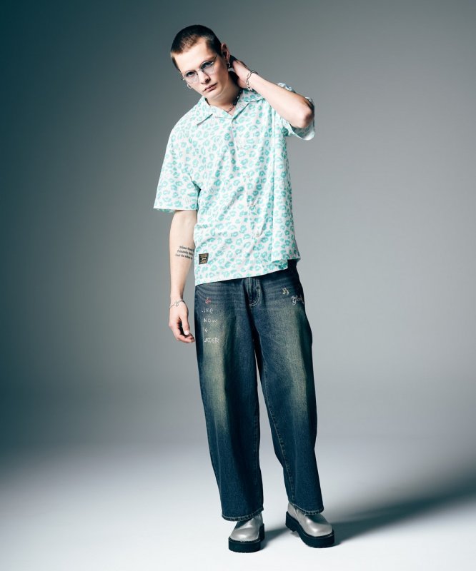 画像10: 【glamb 2026 Summer先行予約】glamb グラム / Leopard Open Collar Shirt (3色展開) (10)