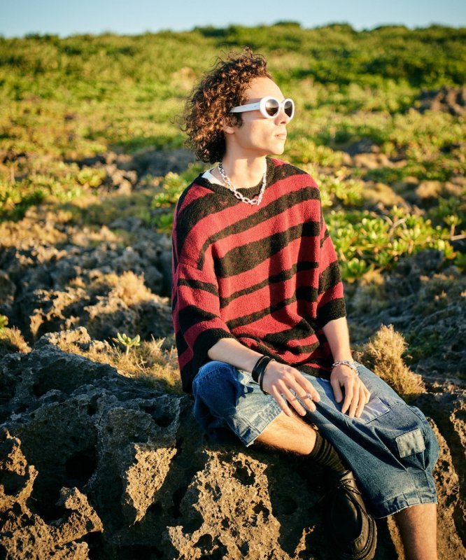 画像17: 【glamb 2026 Summer先行予約】glamb グラム / Random Border Summer Knit (2色展開) (17)