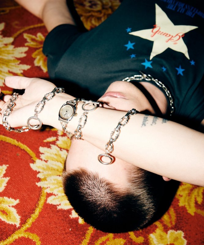 画像12: 【glamb 2026 Summer先行予約】glamb グラム / Skin-Tight Star T-Shirt (2色展開) (12)