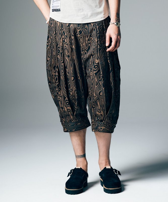 画像7: 【glamb 2026 Summer先行予約】glamb グラム / Marble Pleats Cropped Pants (2色展開) (7)