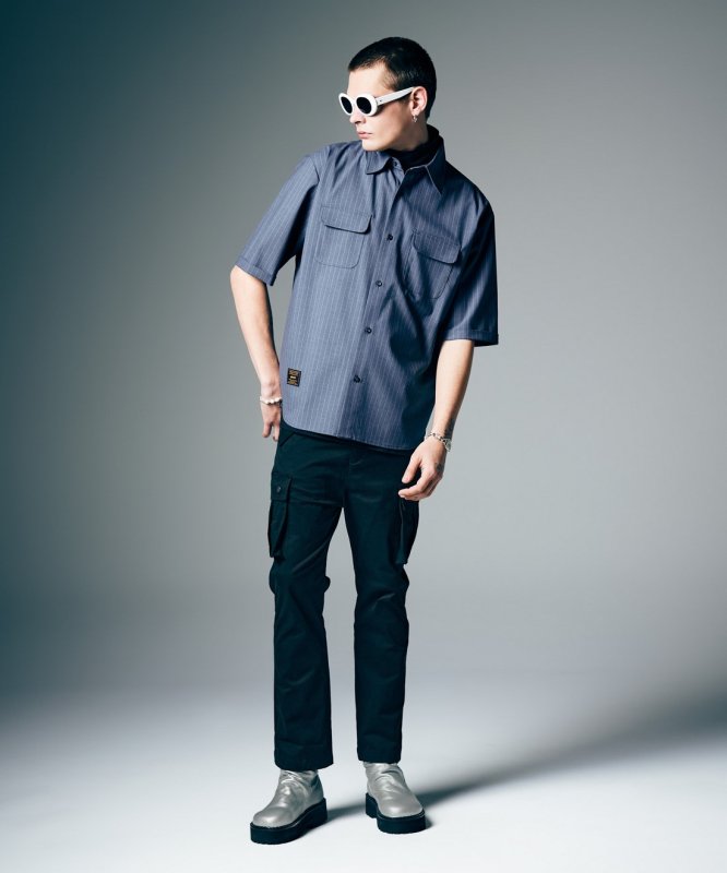 画像12: 【glamb 2026 Summer先行予約】glamb グラム / Oversize Work Shirt (3色展開) (12)