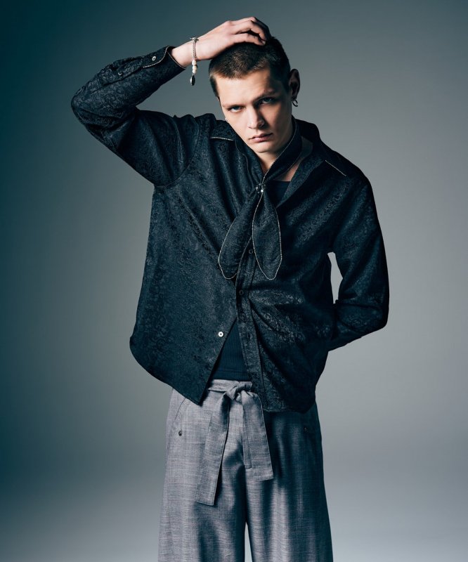 画像17: 【glamb 2026 Summer先行予約】glamb グラム / Studs Line Shirt (3色展開) (17)