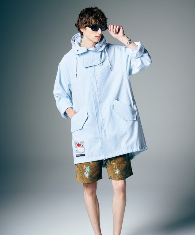画像18: 【glamb 2026 Summer先行予約】glamb グラム / High Neck Shirt Mods Coat (3色展開) (18)