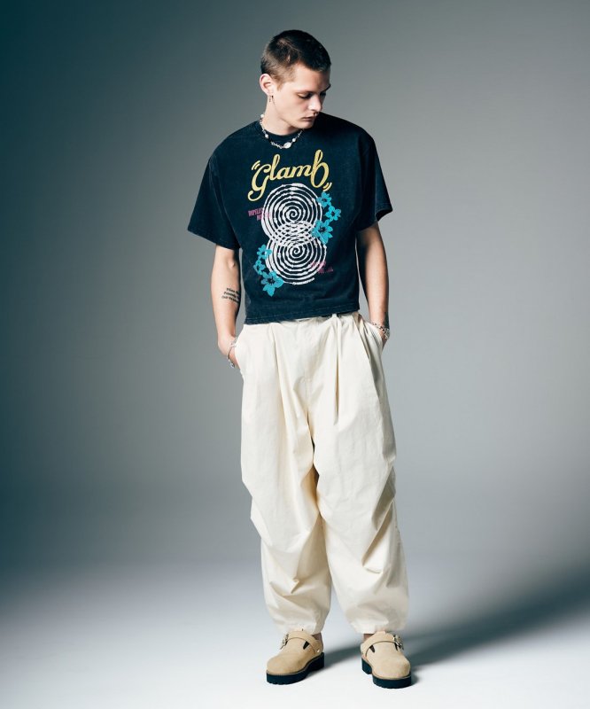 画像13: 【glamb 2026 Summer先行予約】glamb グラム / Spiral Flower T-Shirt (2色展開) (13)